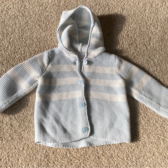 hanna anderson cotton cardigan sweater - Picture 3 of 5